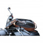 SACOCHE DE RESERVOIR MOTO SHAD SR18 CAFE RACER IMPERMEABLE MARRON 8L (FIXATION INCLUE) (X0SR18)