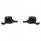 GEAR SHIFTERS SET-FOR MTB - P2R -INDEXED- RAPID PUSH-PULL 8 SPEED (PAIR)