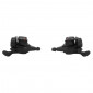 GEAR SHIFTERS SET-FOR MTB - P2R -INDEXED- RAPID PUSH-PULL 8 SPEED (PAIR) 3700948045015