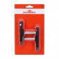 PORTE PATIN FREIN VTT A TIGE SYMETRIC SUNRACE / SACCON 70mm NOIR (1 PAIRE) 4710944230567