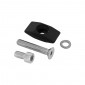 KICKSTAND FOR BICYCLE - PLETSCHER - BLACK - ON CLAMPING PLATE/WITH FOOT LG 305mm - TO CUT FOR 20-28" (IN BAG) 3700948237380