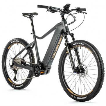 VELO ELECTRIQUE/VAE VTT 27,5 LEADER FOX ORTON HOMME GRIS MAT 11V MOTEUR CENTRAL PANASONIC GX ULTIMATE 36V 90Nm BATTERIE 20Ah (CADRE 19,5" - 50cm - L - ADULTE DE 178cm à 185cm)