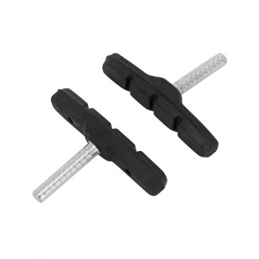 PORTE PATIN FREIN VTT A TIGE SYMETRIC SUNRACE / SACCON 70mm NOIR (1 PAIRE) 4710944230567
