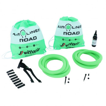 ANTI-PUNCTURE FOAM FOR TUBELESS ROAD BIKE - VITTORIA FOR 700 X 25 (SOLD PER PAIR WITH LIQUID AND TOOL)