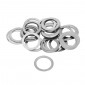 BACK WASHER FOR VARIATOR - FOR PIAGGIO 50 ZIP 2/4 Stroke, TYPHOON, NRG (Ø 14,8x20mm) (SET WITH 32 WASHERS) -SELECTION P2R- 3701213428250