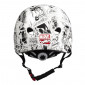 CASQUE VELO ENFANT DISNEY V3 AVENGERS COMICS BLANC AVEC MOLETTE REGLAGE TAILLE 54-58 (VENDU SUR CARTE) 5902308590823