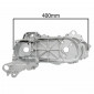 CRANKCASE FOR CHINESE 50cc- 4-STROKE GY6/139QMB 10 INCHES/BAOTIAN 50 BT49QT 4-STROKE/KYMCO 50 AGILITY 4-STROKE/PEUGEOT 50 V-CLIC 4-STROKE (LEFT VARIATION SIDE- 10 INCHES WHEELS - LENGHT 400mm) -SELECTION P2R-