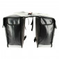 DOUBLE BAG FOR BICYCLE-REAR- RIGIDE HAPO-G 32Lt.BLACK WATERPROOF- VELCRO TAPES ON CARRIER - 3104889921863