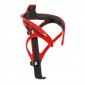 BOTTLE CAGE - NEWTON N6 COMPOSITE RED/BLACK (PER UNIT -ON CARD)