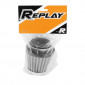 AIR FILTER REPLAY KN - STAINLESS STEEL GRID- CHROME STRAIGHT FIXING Ø 28/35/44mm 3700948035887