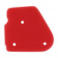 AIR FILTER FOAM FOR SCOOT MBK 50 NITRO, OVETTO/YAMAHA 50 AEROX, NEOS/APRILIA 50 SR 1994>2000/MALAGUTI 50 F10, F12, F15 (RED) -SELECTION P2R- 3700948051788