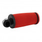 AIR FILTER REPLAY DOUBLE FOAM LONG RED ELBOW FIXING 90° Ø 35/28