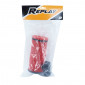AIR FILTER REPLAY DOUBLE FOAM LONG RED ELBOW FIXING 90° Ø 35/28