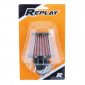 AIR FILTER REPLAY KN XL BLACK/RED STRAIGHT FIXING + ELBOW 45° Ø 35/28 3700948036105