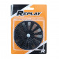 FILTRE A AIR REPLAY DEBIT REGLABLE CARBONE FIXATION DROITE DIAM 35/28