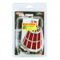 AIR FILTER MALOSSI E 5 PHBN/PHVA CHROME/ FOAM RED (EXCEPT PEUGEOT)