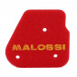 MOUSSE FILTRE A AIR SCOOT MALOSSI DOUBLE RED SPONGE POUR MBK 50 NITRO, OVETTO/YAMAHA 50 AEROX, NEOS/MALAGUTI 50 F10, F12, F15 (1411412) 3700948132494