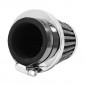 AIR FILTER TOP PERFORMANCES ( KN TYPE) CHROME STRAIGHT FIXING Ø 42mm- 3700948160565