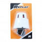 FILTRE A AIR REPLAY E5 BOX BLANC MOUSSE ROUGE FIXATION COUDE 45° DIAM 35/28
