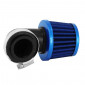AIR FILTER REPLAY KN SMALL FC BLUE ELBOW FIXING 90° Ø 35/28 3700948035986