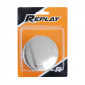 AIR FILTER REPLAY CYLINDRICAL-Small - CHROME STRAIGHT FIXING Ø 35/28