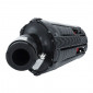 AIR FILTER REPLAY E5 BOX CARBON SHINY WITH RED FOAM- ELBOW FIXING 45° Ø 35/28 3700948035740