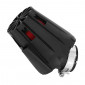 FILTRE A AIR REPLAY E5 BOX NOIR MOUSSE ROUGE FIXATION COUDE 45° DIAM 35/28 3700948035795