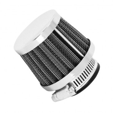 AIR FILTER REPLAY KN SMALL FD CHROME/BLACK STRAIGHT FIXING Ø 35 3700948036051