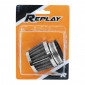 AIR FILTER REPLAY KN SMALL FD CHROME/BLACK STRAIGHT FIXING Ø 35 3700948036051