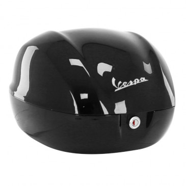 TOP CASE 32L "PIAGGIO GENUINE PARTS" 50-125 VESPA PRIMAVERA/SPRINT 2013> BLACK 98A (WHITHOUT BACKREST) -1B0000160XN2-