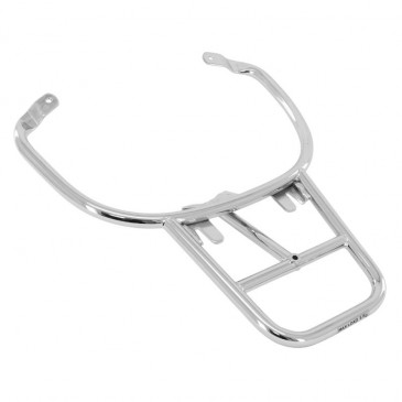 TOP CASE PLATE "PIAGGIO GENUINE PART" 50-125 VESPA PRIMAVERA, SPRINT CHROME -1B000815-