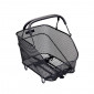 REAR BASKET- STEEL WIRE - RACKTIME BASK IT TRUNK BLACK - WITH HANDLE FOR CARRIER (39x26x27 cm) - COMPATIBLE RACKTIME SNAP-IT SYSTEM 4048174840202
