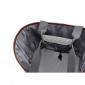 SINGLE BAG FOR BICYCLE-REAR- RACKTIME AGNETHA 2.0 GREY - ON CARRIER (L 34cm x L 26cm x h 37cm) - COMPATIBLE RACKTIME SYSTEM SNAP-IT 2.0 (VERSION AFTER 2021) 4048174847577