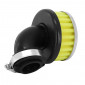 AIR FILTER REPLAY R BOX FC CHROME/YELLOW ELBOW FIXING 90° Ø 35/28 3700948036167