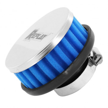 AIR FILTER REPLAY R BOX FD CARBON/BLUE STRAIGHT FIXING Ø 35/28 3700948036198