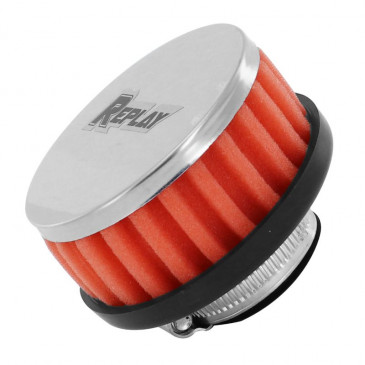 AIR FILTER REPLAY R BOX FD CHROME/RED STRAIGHT FIXING Ø 35/28 3700948036211