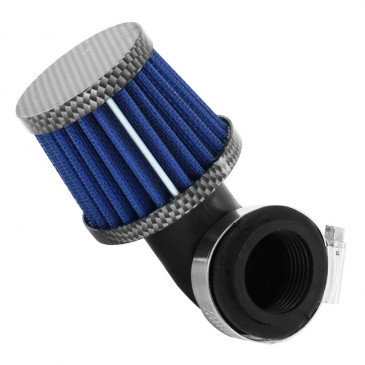 AIR FILTER REPLAY KN SMALL FC CARBON ELBOW FIXING 90° Ø 35/28