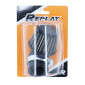 AIR FILTER REPLAY KN SMALL FO BLACK/GREY - ADJUSTABLE FIXING Ø 35/28 3700948036075