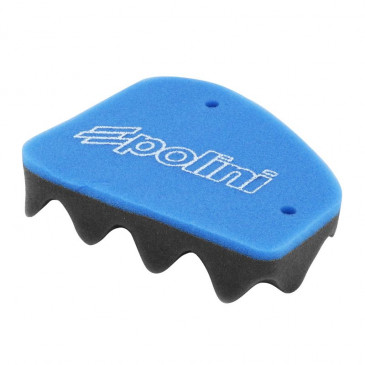 MOUSSE FILTRE A AIR SCOOT POLINI DOUBLE DENSITE POUR PEUGEOT 50 TKR, TREKKER, SPEEDFIGHT, VIVACITY, ELYSEO, ELYSTAR, LOOXOR, BUXY (203.0133) 8054705053917