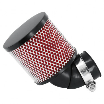 FILTRE A AIR REPLAY CYLINDRIQUE NOIR/BLANC FIXATION ORIENTABLE 0 A 90° DIAM 35/28 3700948035641