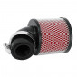 FILTRE A AIR REPLAY CYLINDRIQUE NOIR/BLANC FIXATION ORIENTABLE 0 A 90° DIAM 35/28 3700948035641
