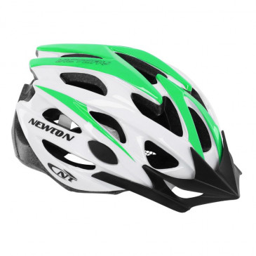 ROAD BIKE/MTB ADULT HELMET-NEWTON VICTORY VERT/WHITE EURO 58-61 WITH VISOR- -WITH LOCK SYSTEM- (SOLD IN BOX) 3700948069677