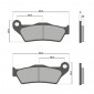 BRAKE PADS MALOSSI SPORT FOR YAMAHA 125 MAJESTY 1998> FRONT / APRILIA 850 SRV FRONT / GILERA 800 GP 2008> FRONT / MBK 300 KILIBRE FRONT/REAR , 125 SKYLINER 1998> FRONT