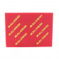 MOUSSE FILTRE A AIR MALOSSI UNIVERSEL DOUBLE DENSITE ROUGE 400x300mm EPAISSEUR 16mm (A DECOUPER) 3700948136010