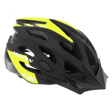 ROAD BIKE/MTB ADULT HELMET NEWTON VICTORY BLACK/YELLOW EURO 58-61 -WITH VISOR AND LOCK-SYSTEM (IN BOX) 3700948223901