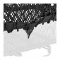 PROTECTIVE NET FOR FRONT STEEL MESH BASKET - WITH 2 FASTENERS : L-X (FOR BASKET SIZE 450X300mm MAX)