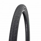 TYRE FOR URBAN/TREKKING BIKE - 700 X 35 SCHWALBE DELTA CRUISER PLUS BLACK RIGID (35-622) REFLECTIVE - REINFORCED GREEN GUARD