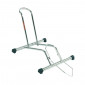 DISPLAY STAND FOR 1 BIKE - STABILUS - ON FRONT or REAR WHEEL - COMPATIBLE 26"-27.5"-29"-700C CHROME 8013271253497