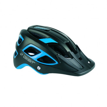 MTB ADULT HELMET GIST BULLET BLACK/BLUE IN-MOLD EURO 54-59 -WITH VISOR AND FIT-SYSTEM (IN BOX)