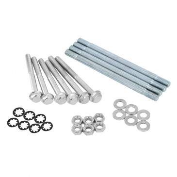 VIS + GOUJON DE CARTER MOTEUR CYCLO ADAPTABLE PEUGEOT 103 (COMPLET) -P2R- 3701213426362